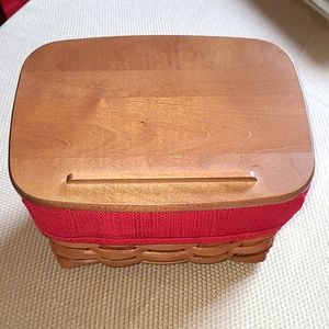 Longaberger vintage large recipe box Not Used